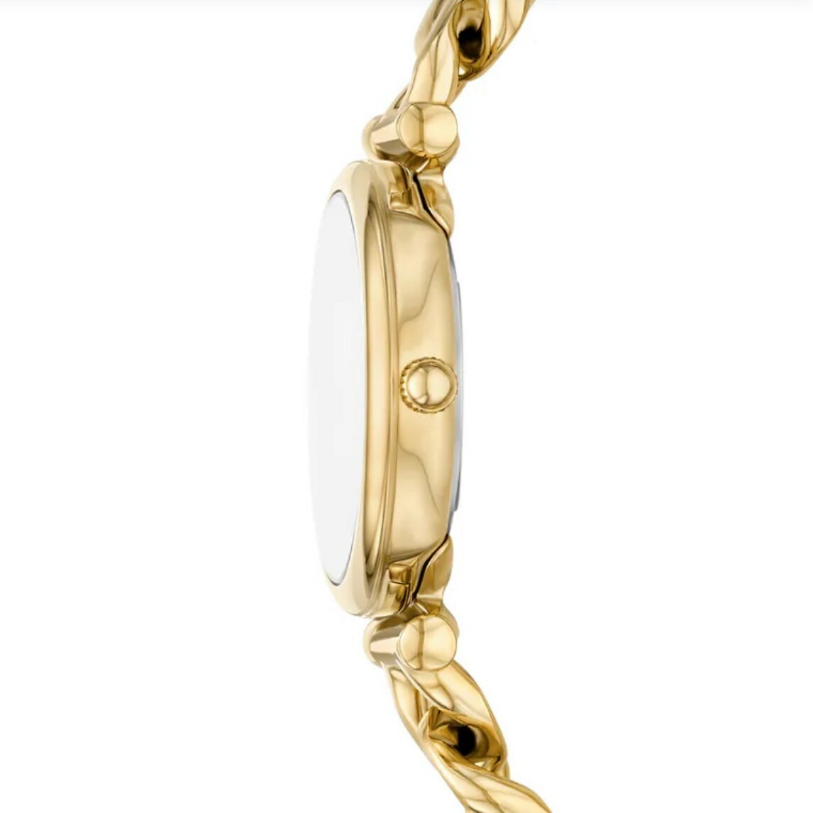 【Fossil】Carlie優雅金羅馬時刻手錶手鍊套組 ES5387SET 28mm 現代鐘錶