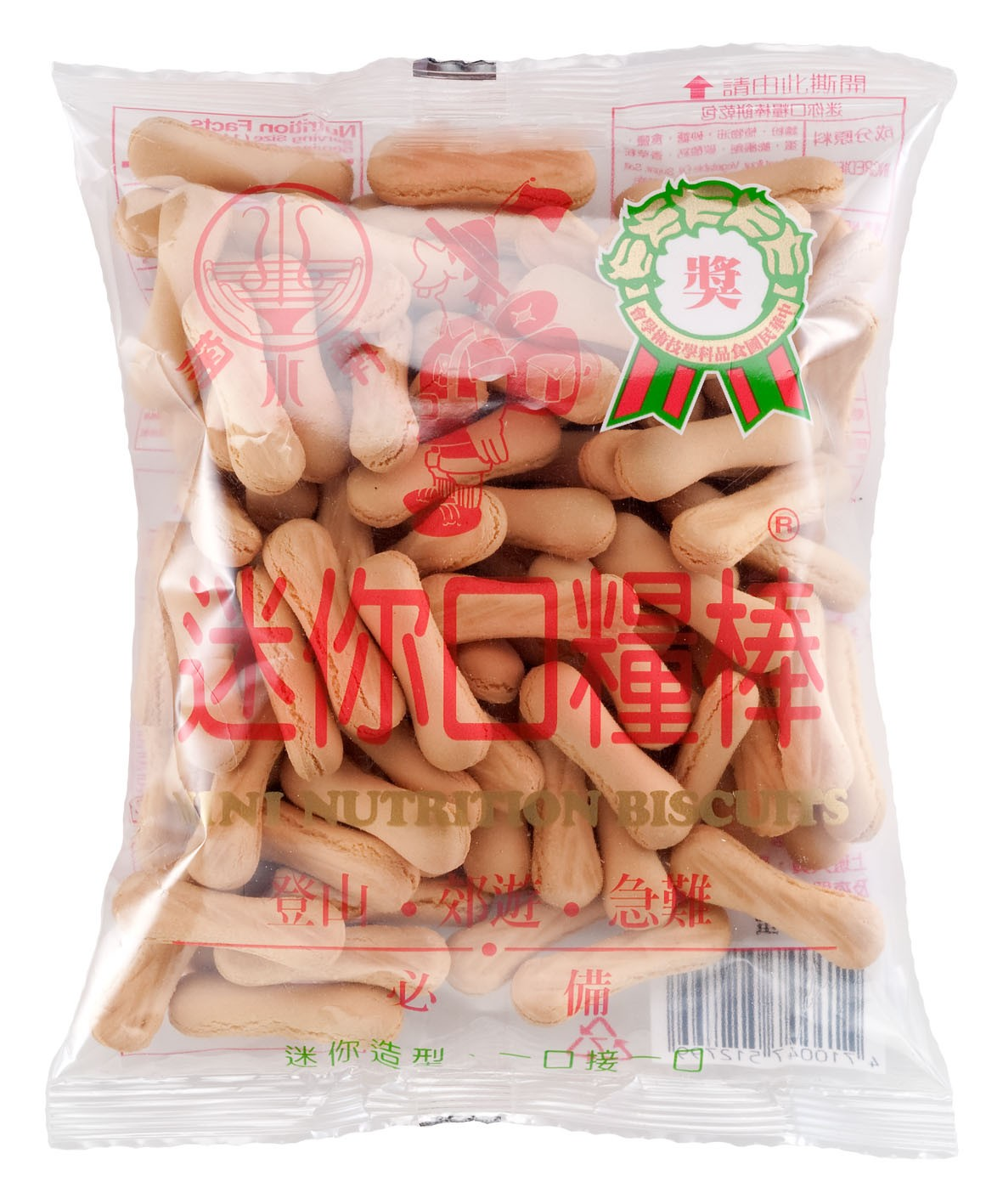 【掬水軒】迷你口糧棒50±5g 蛋素  (12包/箱裝)