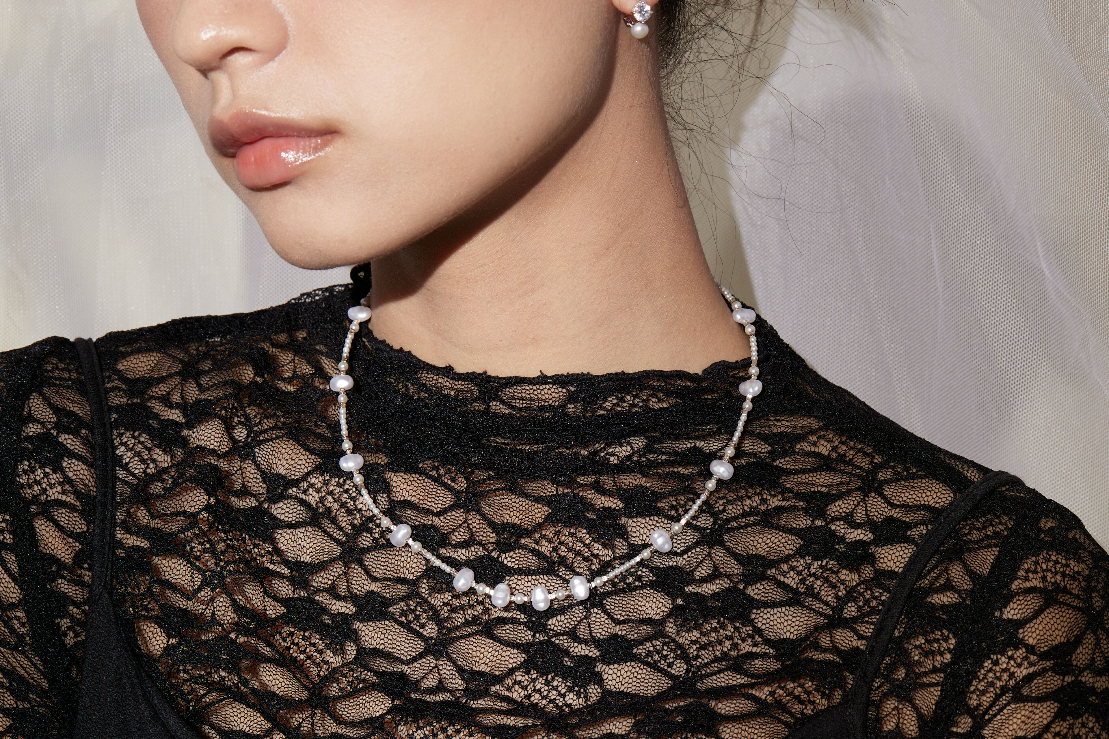 N840 | 純銀珍珠項鍊