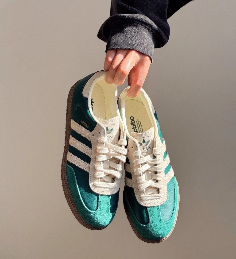 <國外限定🎄> ADIDAS SAMBA OG 奶油聖誕綠