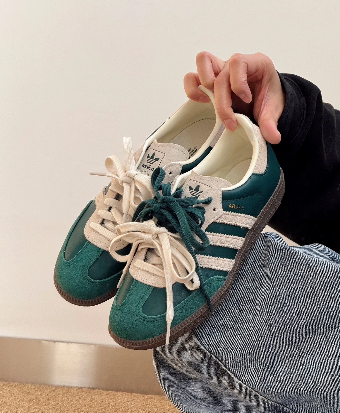 <國外限定🎄> ADIDAS SAMBA OG 奶油聖誕綠