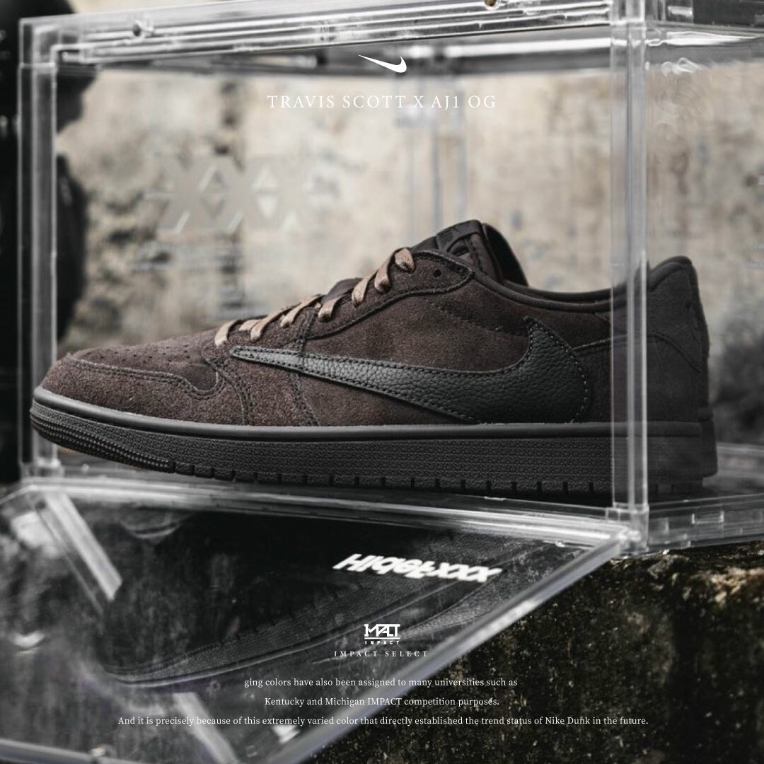 Travis Scott x Air Jordan 1 Low OG “Velvet Brown” 絲絨摩卡 倒鉤 9.0 DM7866-202