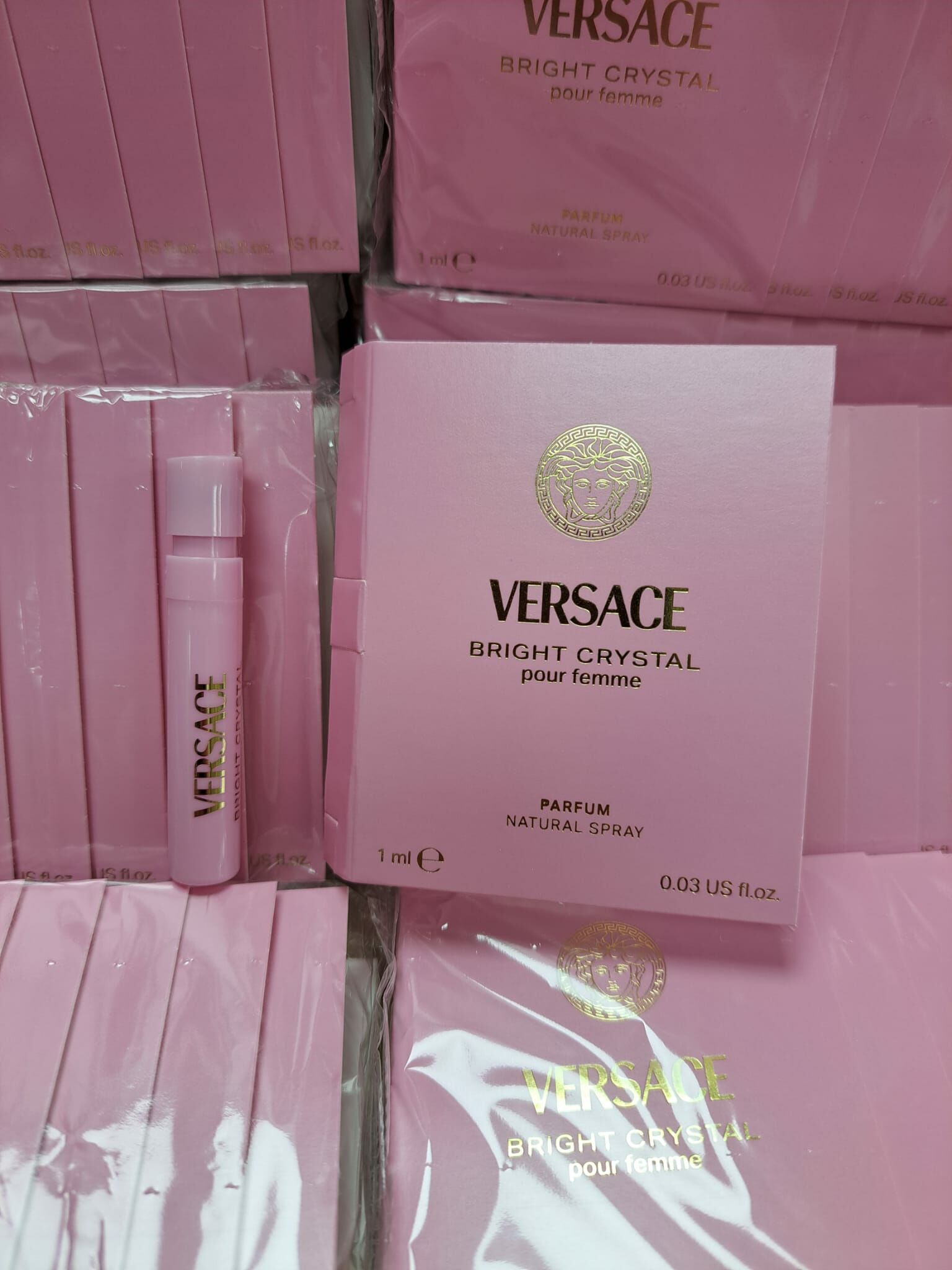 VERSACE BRIGHT CRYSTAL EDP VIAL 晶鑽女仕香精試管NEW 1ML(一套3支)