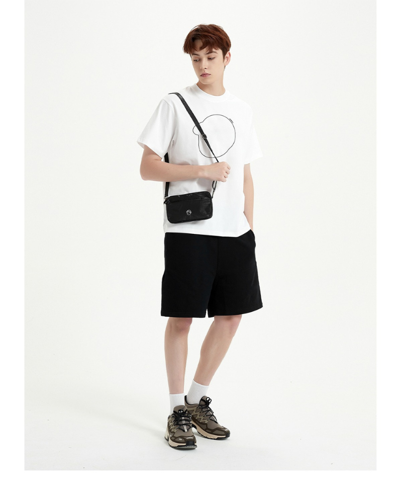 Finerworld 簡約圓領休閒短袖T恤