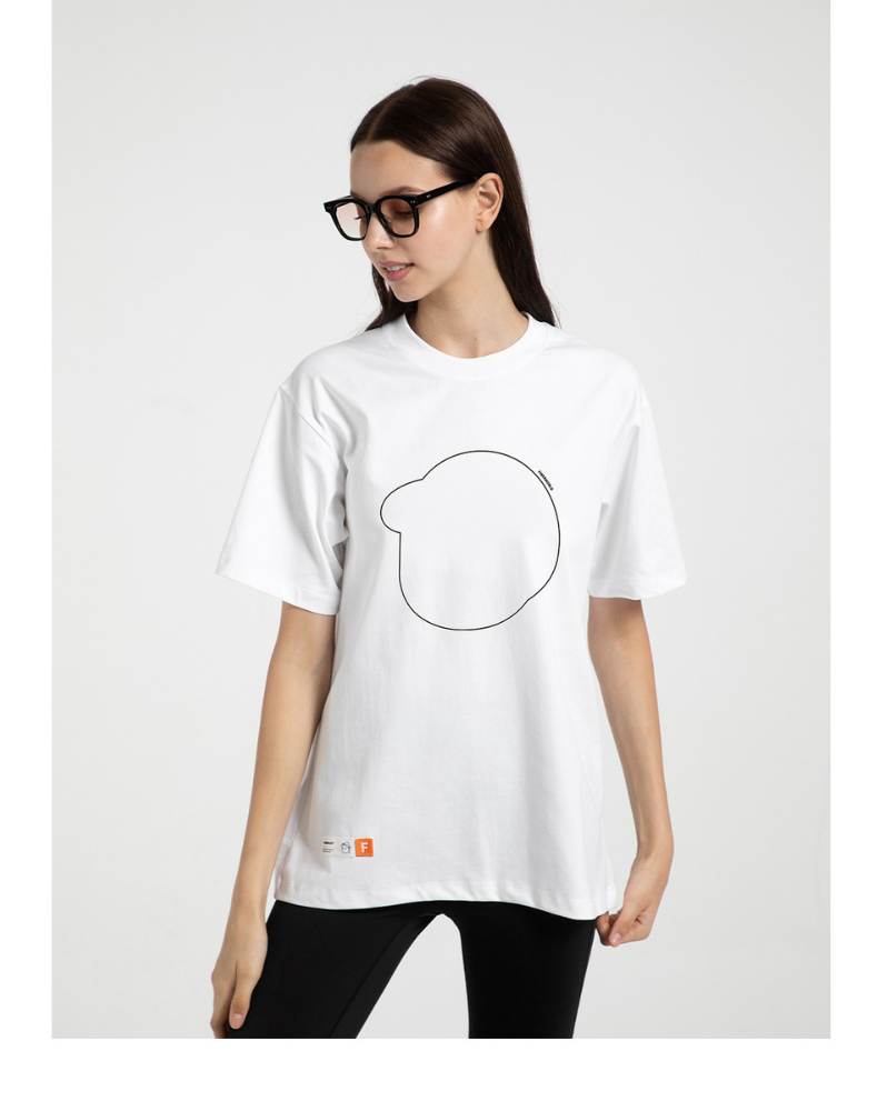 Finerworld 簡約圓領休閒短袖T恤