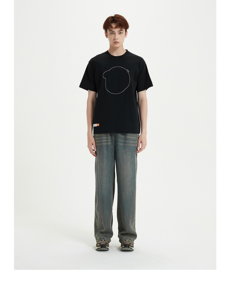 Finerworld 簡約圓領休閒短袖T恤