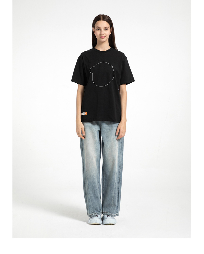 Finerworld 簡約圓領休閒短袖T恤