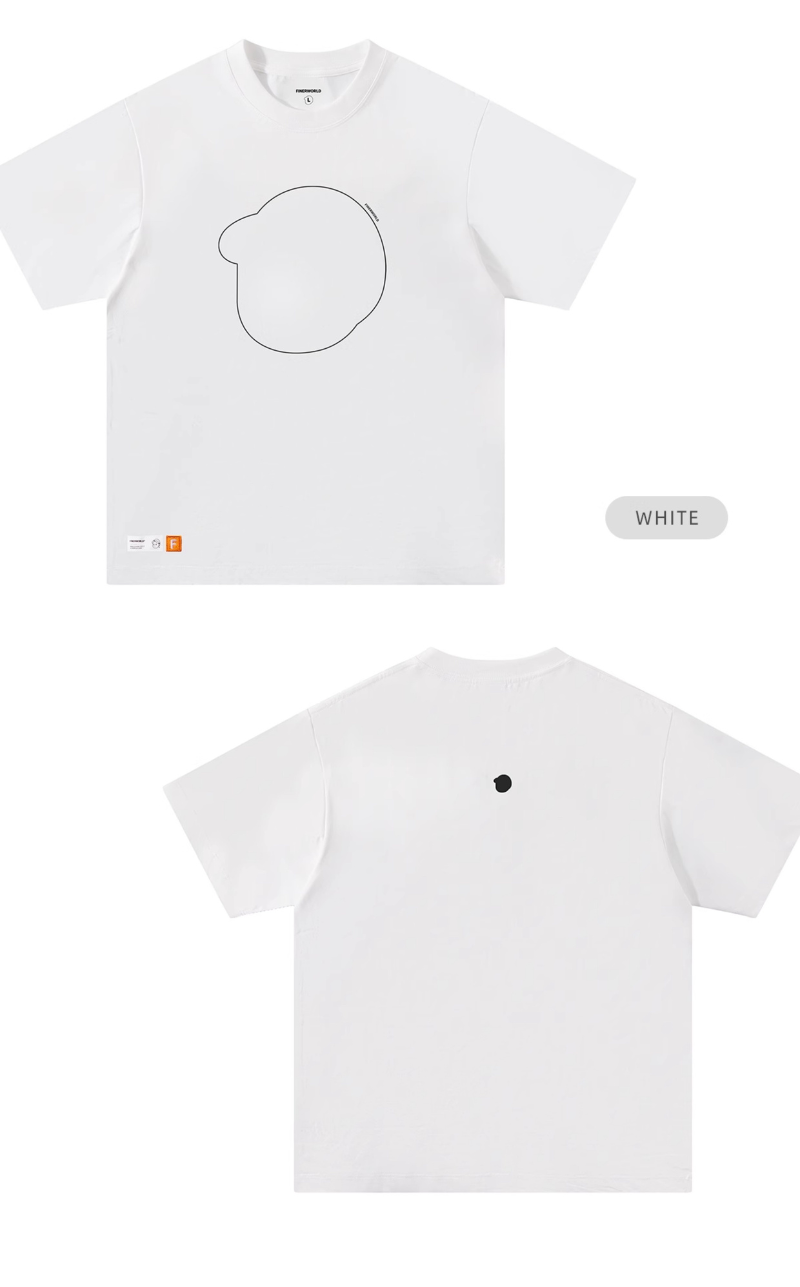 Finerworld 簡約圓領休閒短袖T恤