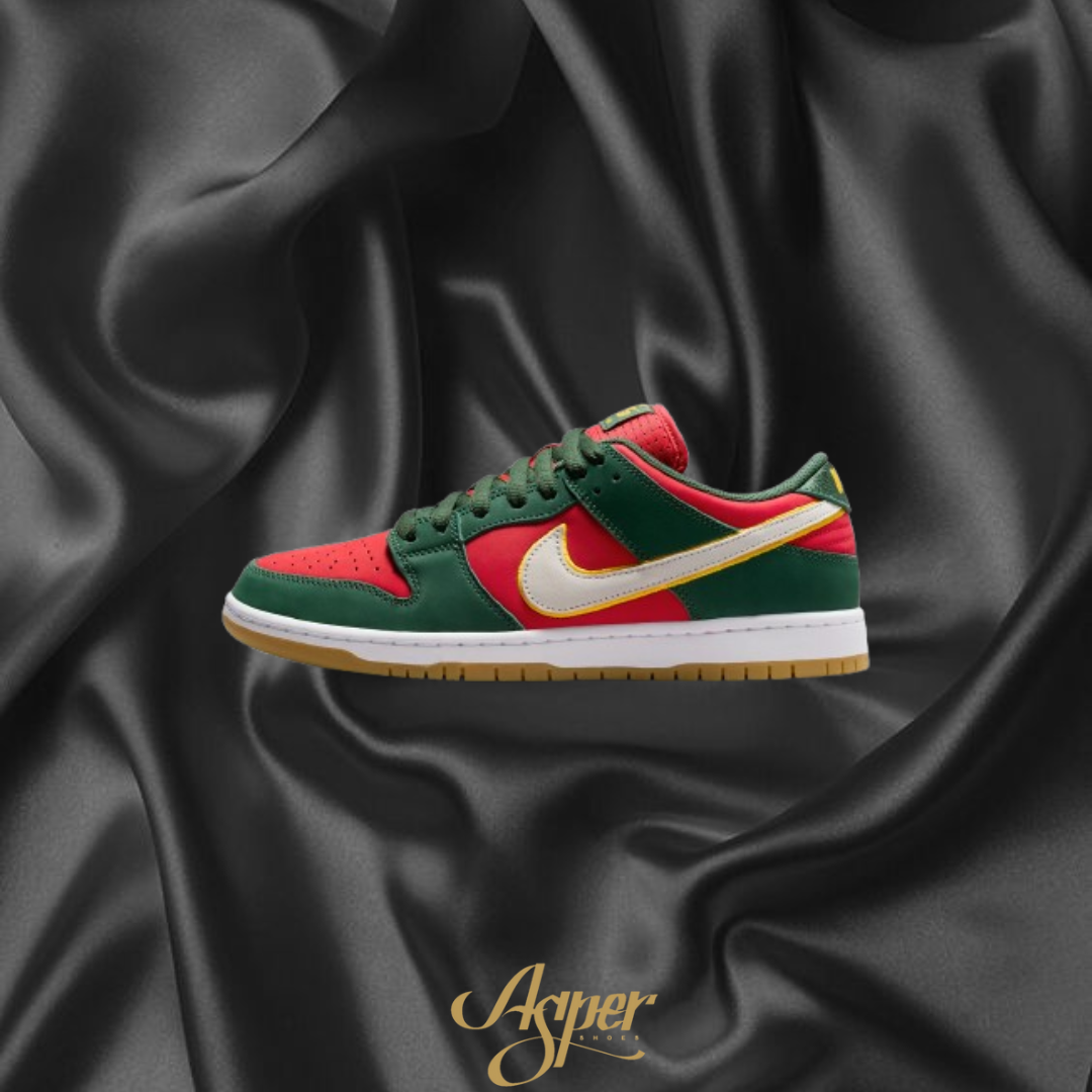 Nike SB Dunk Low 西雅圖超音速隊 紅綠 聖誕配色 男鞋 FZ1287-300