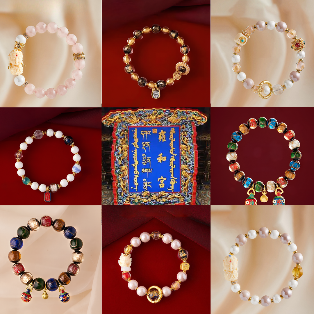 【雍合宮獨家香灰琉璃手鍊】信仰能量與傳統工藝，守護平安招財納福