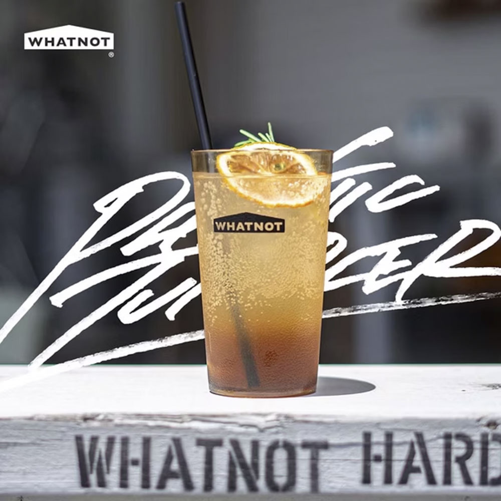 【WHATNOT】塑膠高球杯_琥珀色 (350ml)