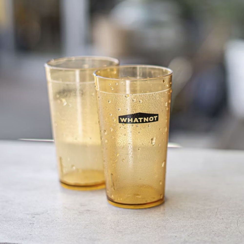 【WHATNOT】塑膠高球杯_琥珀色 (350ml)