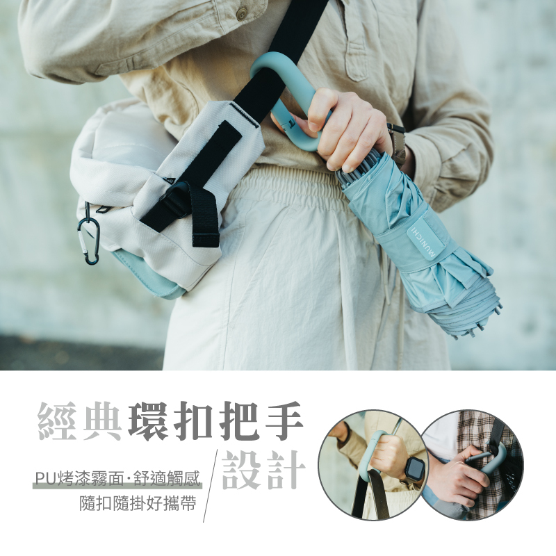 【MUNICHI】反向環扣自動摺摺傘 MR.MYRAIN