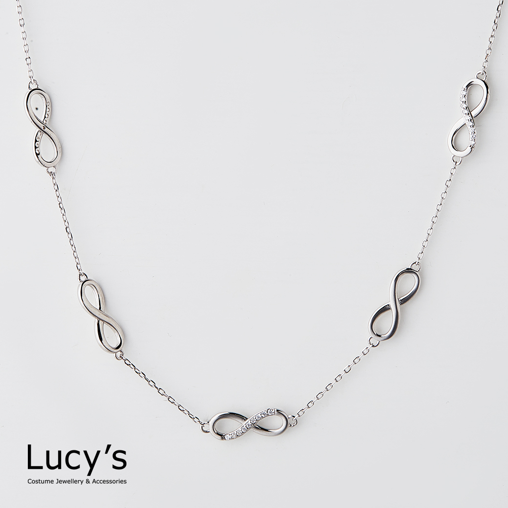 925純銀 無限微光 項鍊 (119203)