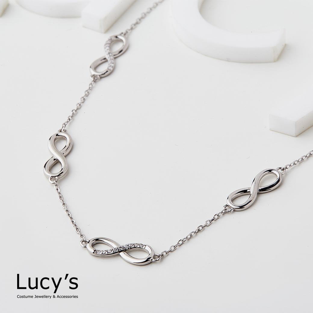 925純銀 無限微光 項鍊 (119203)