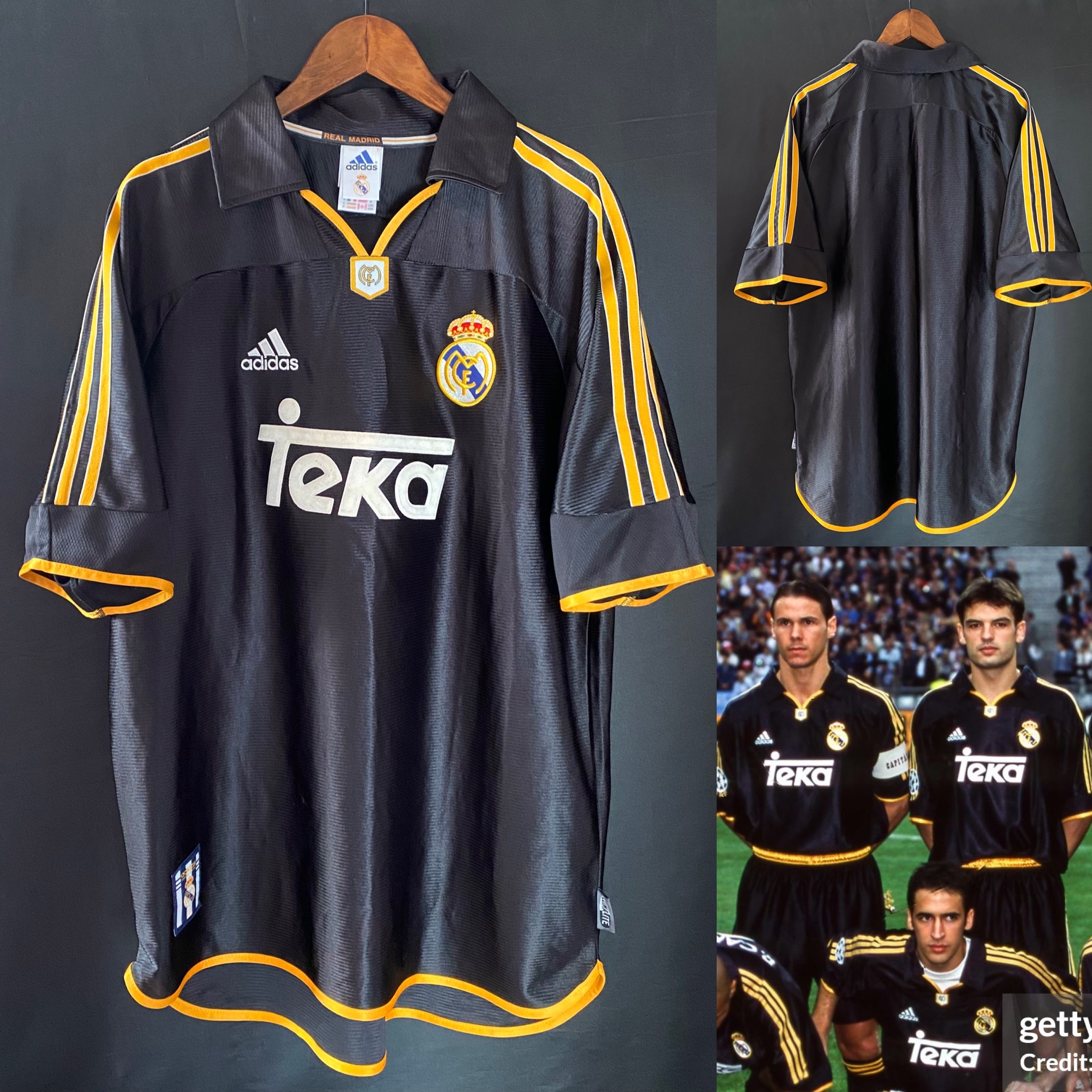 Real Madrid 1999-2001 Adidas Away Shirt
