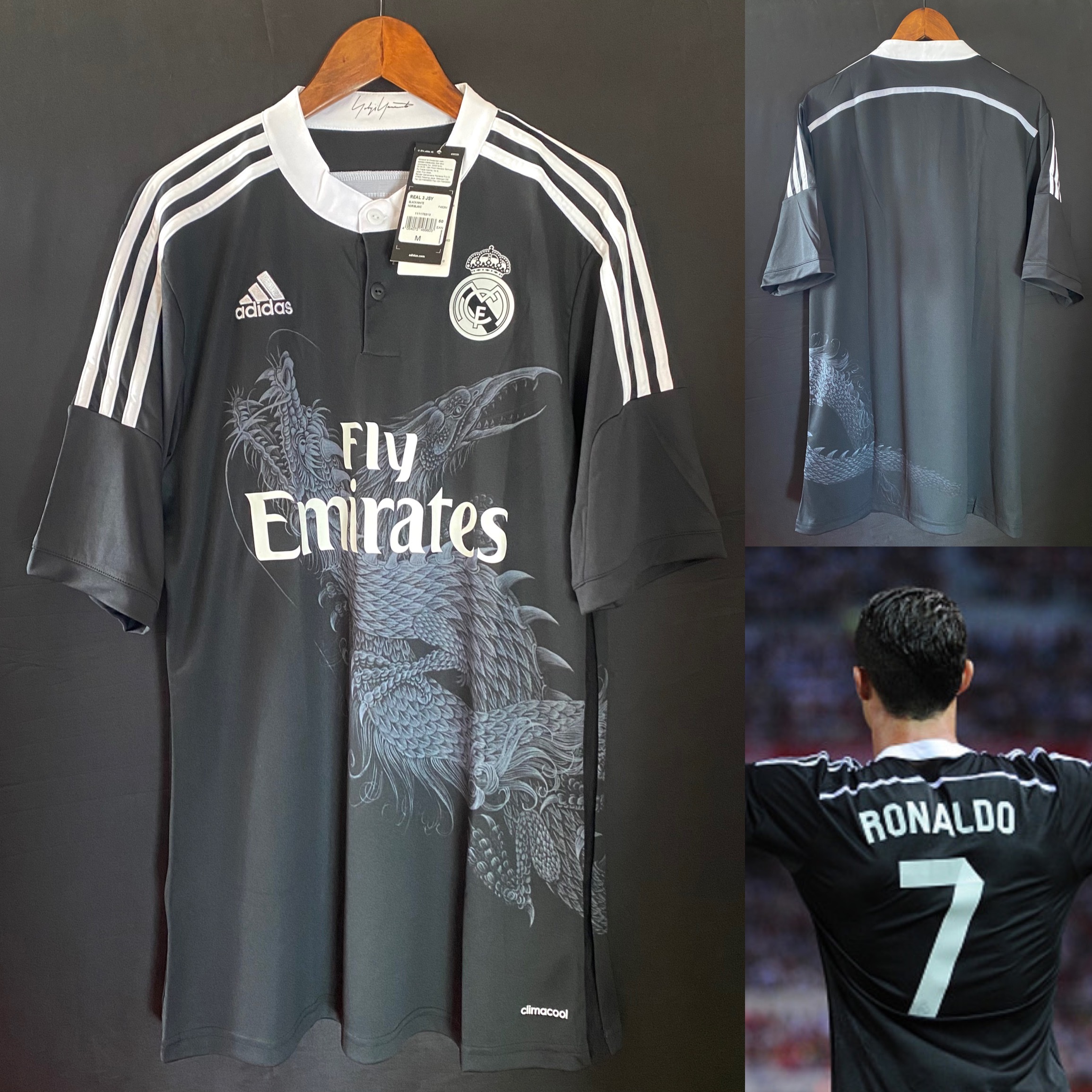 (BNWT) Real Madrid 2014-2015 Adidas x Y-3 Third Shirt