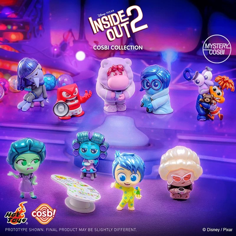 腦筋急轉彎2 二代 睡衣系列 懷舊奶奶 厭厭 慕慕 樂樂 憂憂 怒怒 羞羞 廢廢 正版授權 盲盒 公仔 / 預購