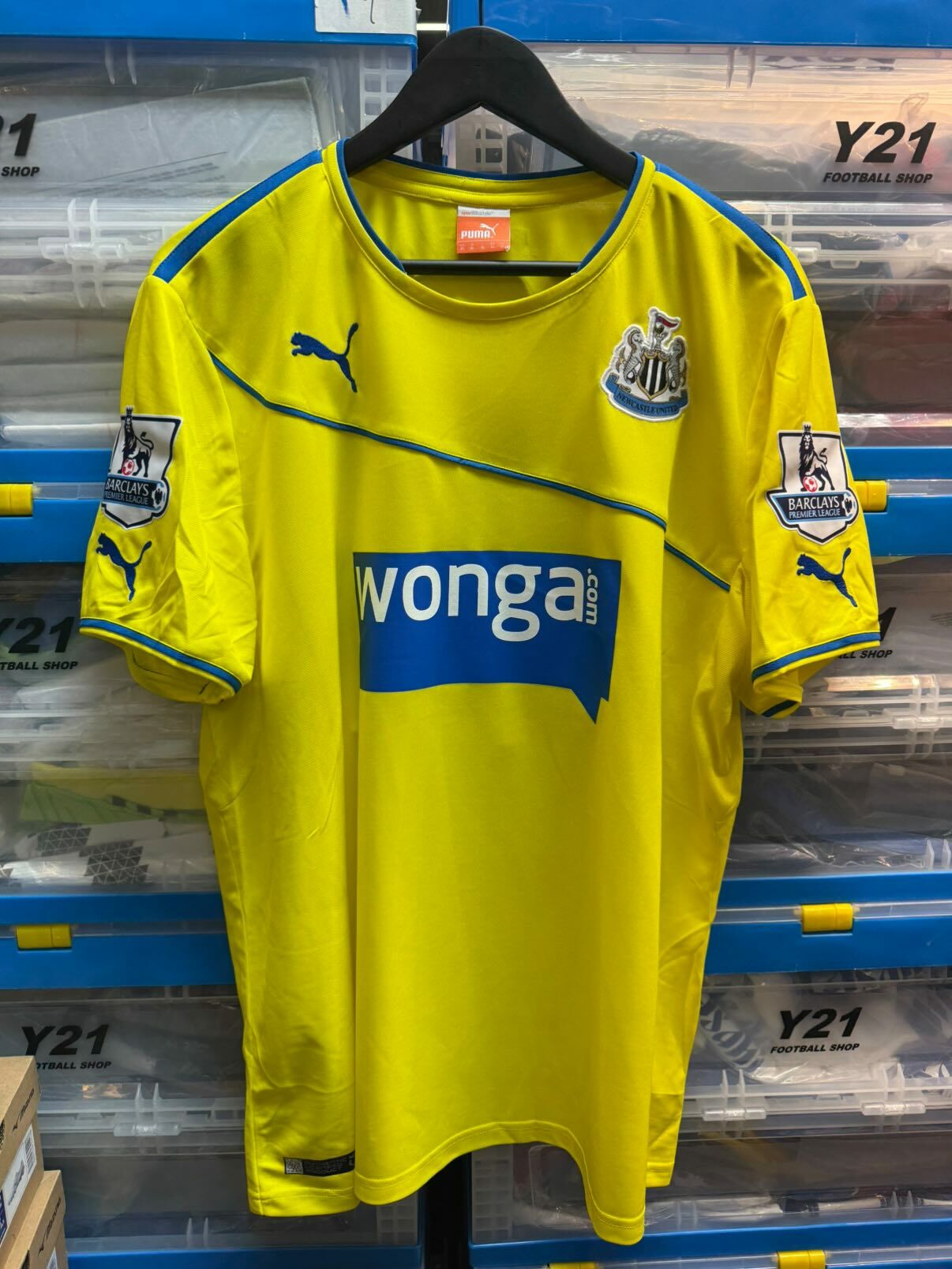 2013 - 2014 紐卡素 作客球迷版 #4 CABAYE (USED , 9/10)