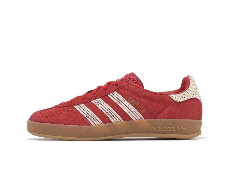 Adidas Gazelle Indoor W 紅白編織 JI2756
