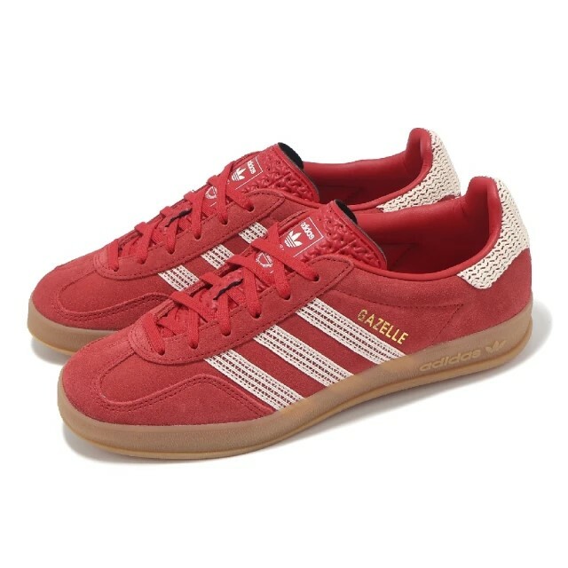 Adidas Gazelle Indoor W 紅白編織 JI2756