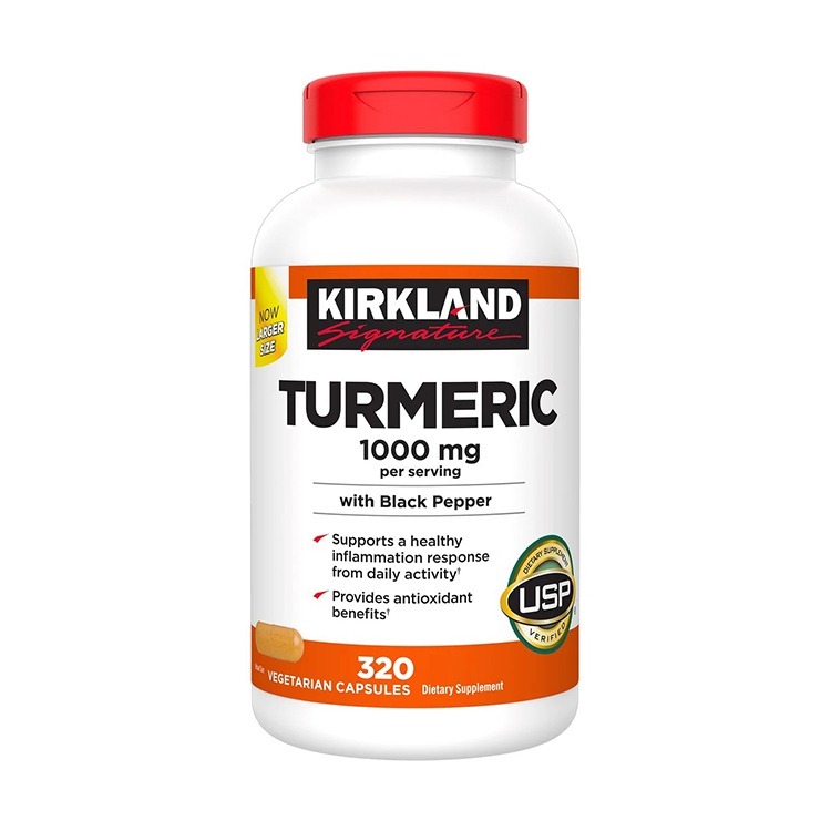 Kirkland Signature Turmeric, 1000 mg, 320 Capsules