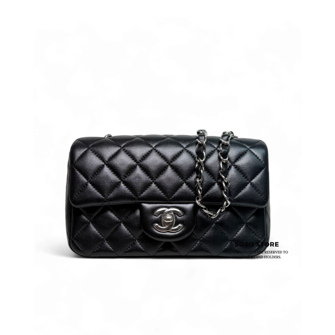 Chanel Classic Flap Bag - Black / Shw