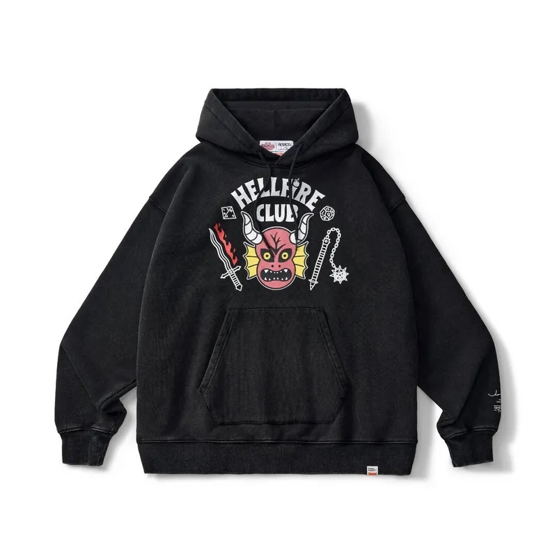 FILTER017® X Stranger Things X Jun Oson地獄火俱樂部帽T 2色