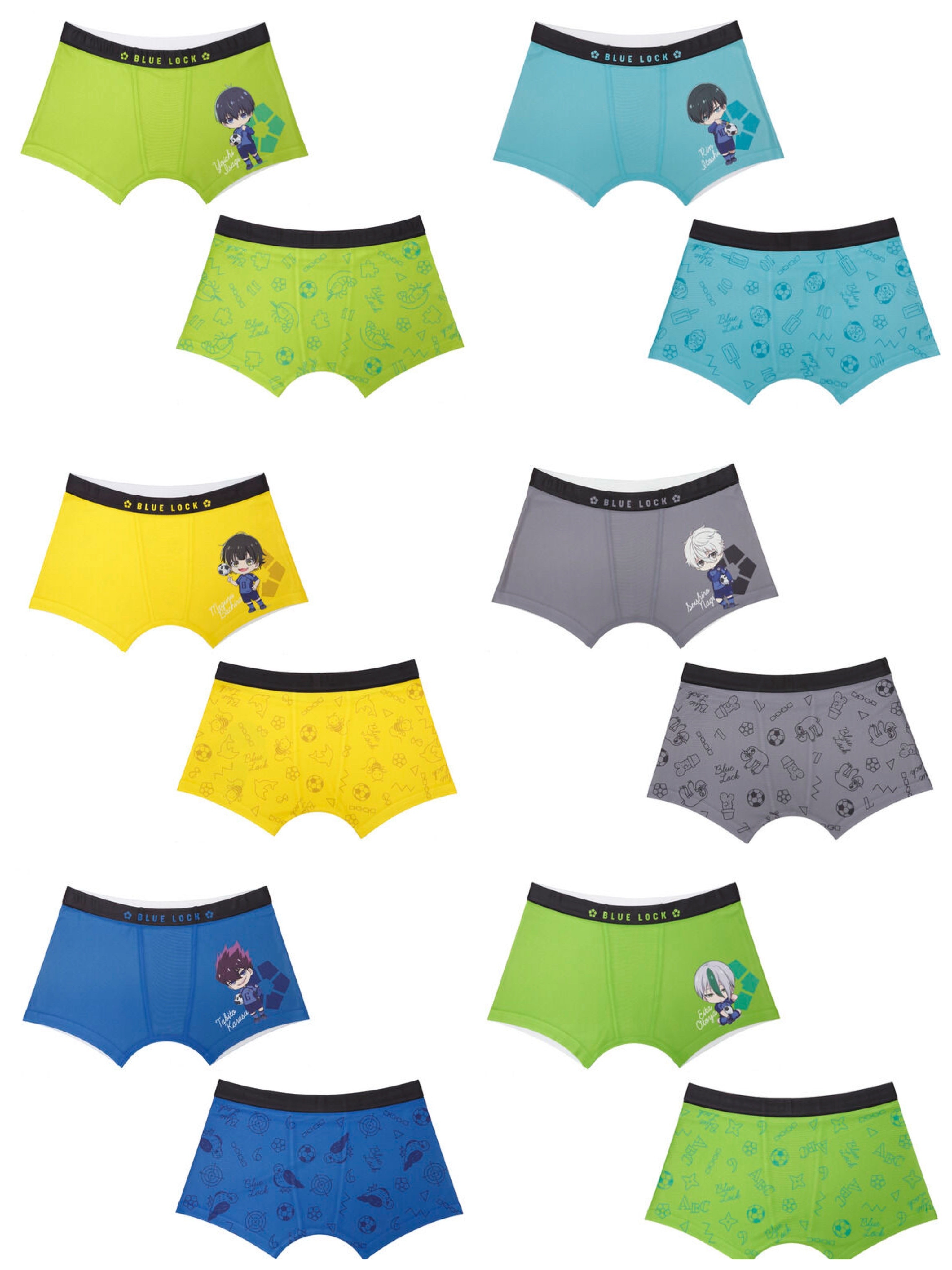 222630 Pbandai 預訂 2025/2月 ブルーロック　ボクサーパンツ（全12種）