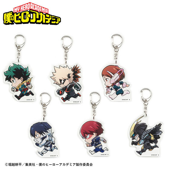242219 Pbandai 預訂 2026/2月 僕のヒーローアカデミア 走るデフォルメシリーズ アクリルキーホルダー（全6種）