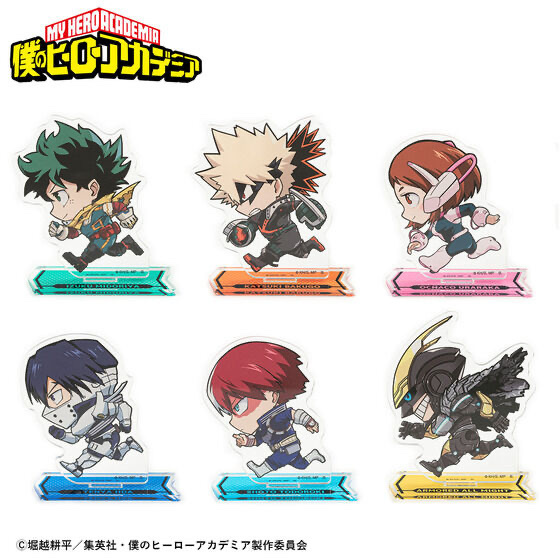 242220 Pbandai 預訂 2026/2月 僕のヒーローアカデミア 走るデフォルメシリーズ アクリルスタンド（全6種）