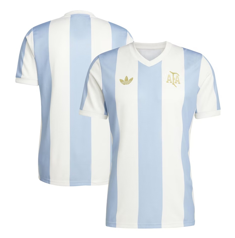2024阿根廷國家隊50周年紀念版美斯球衣