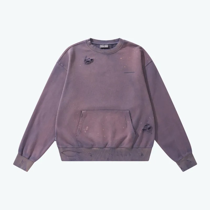 SENSE Distressed Crew Neck
