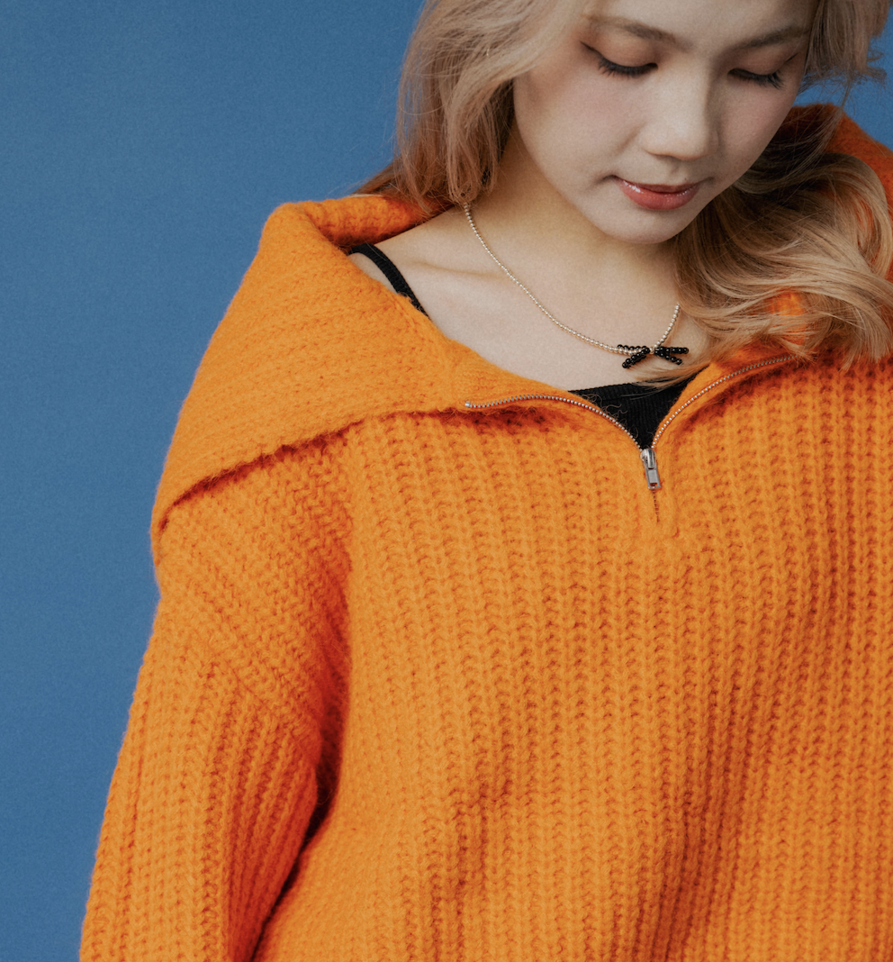 黑圓珠蝴蝶結頸鏈