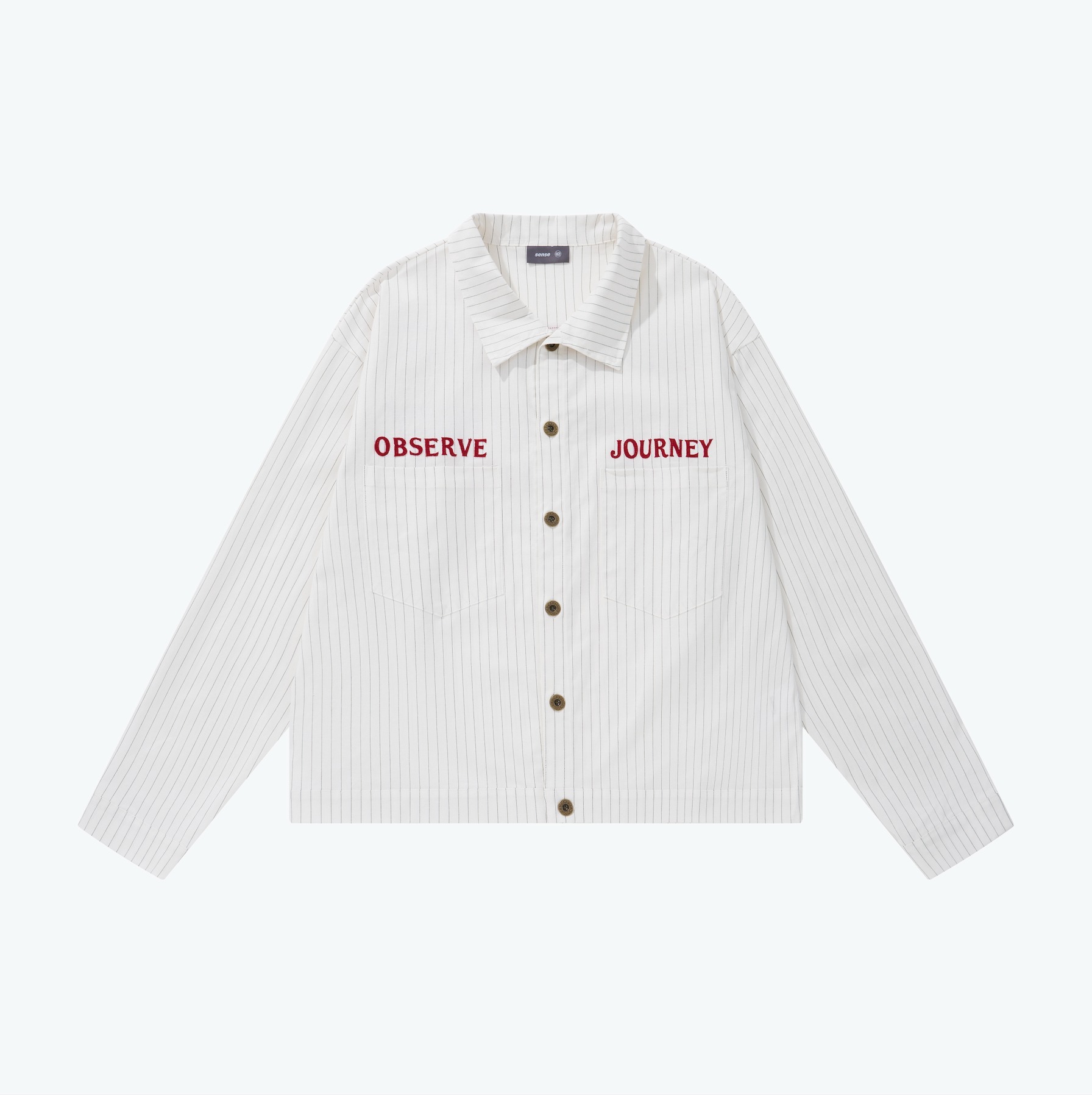 SENSE Stripe Patch Worker Jacket