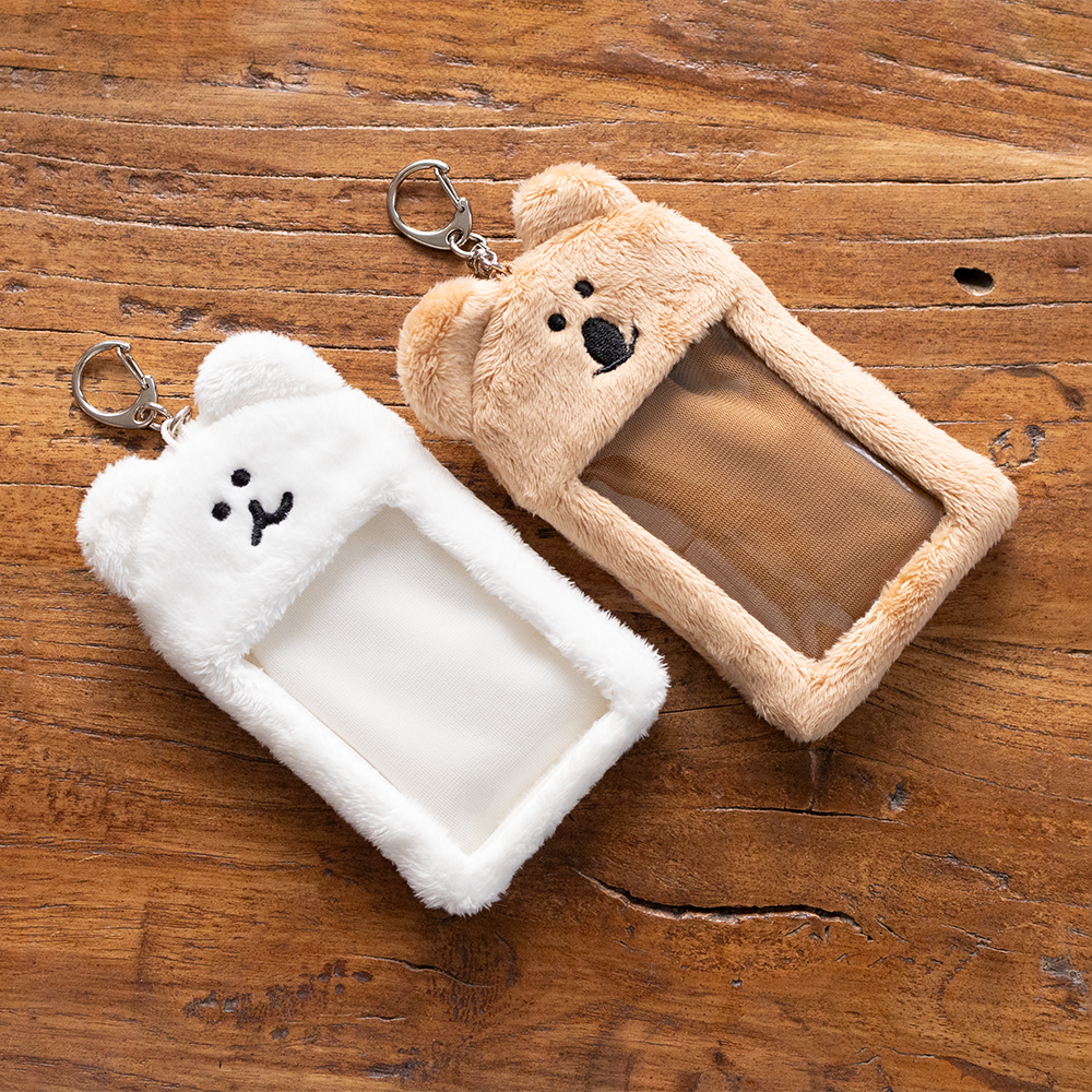 DINOTAENG 袋鼠家族 絨毛卡套 證件套/預購