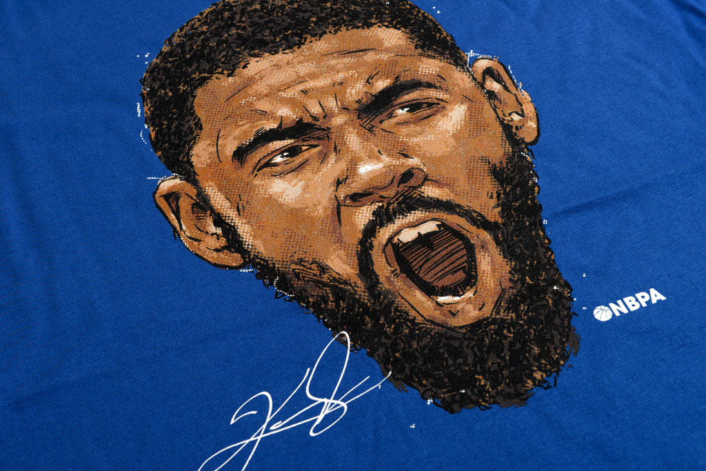 500 Level 達拉斯獨行俠隊 Kyrie Irving Scream T-Shirt