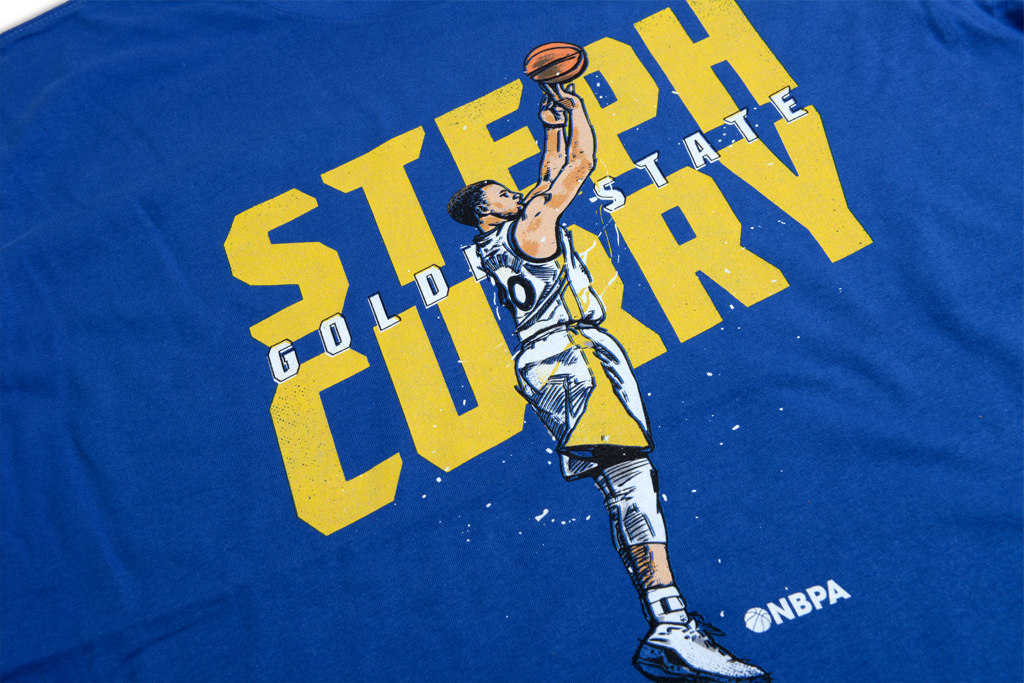500 Level 金州勇士隊 Stephen Curry Slant T-Shirt