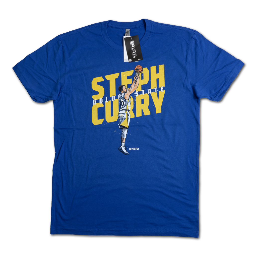 500 Level 金州勇士隊 Stephen Curry Slant T-Shirt