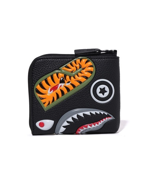 2025AW APE BAPE WGM SHARK MINI WALLET 鯊魚 錢包 短夾 限量 現貨 1L70190016