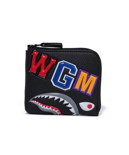 2025AW APE BAPE WGM SHARK MINI WALLET 鯊魚 錢包 短夾 限量 現貨 1L70190016