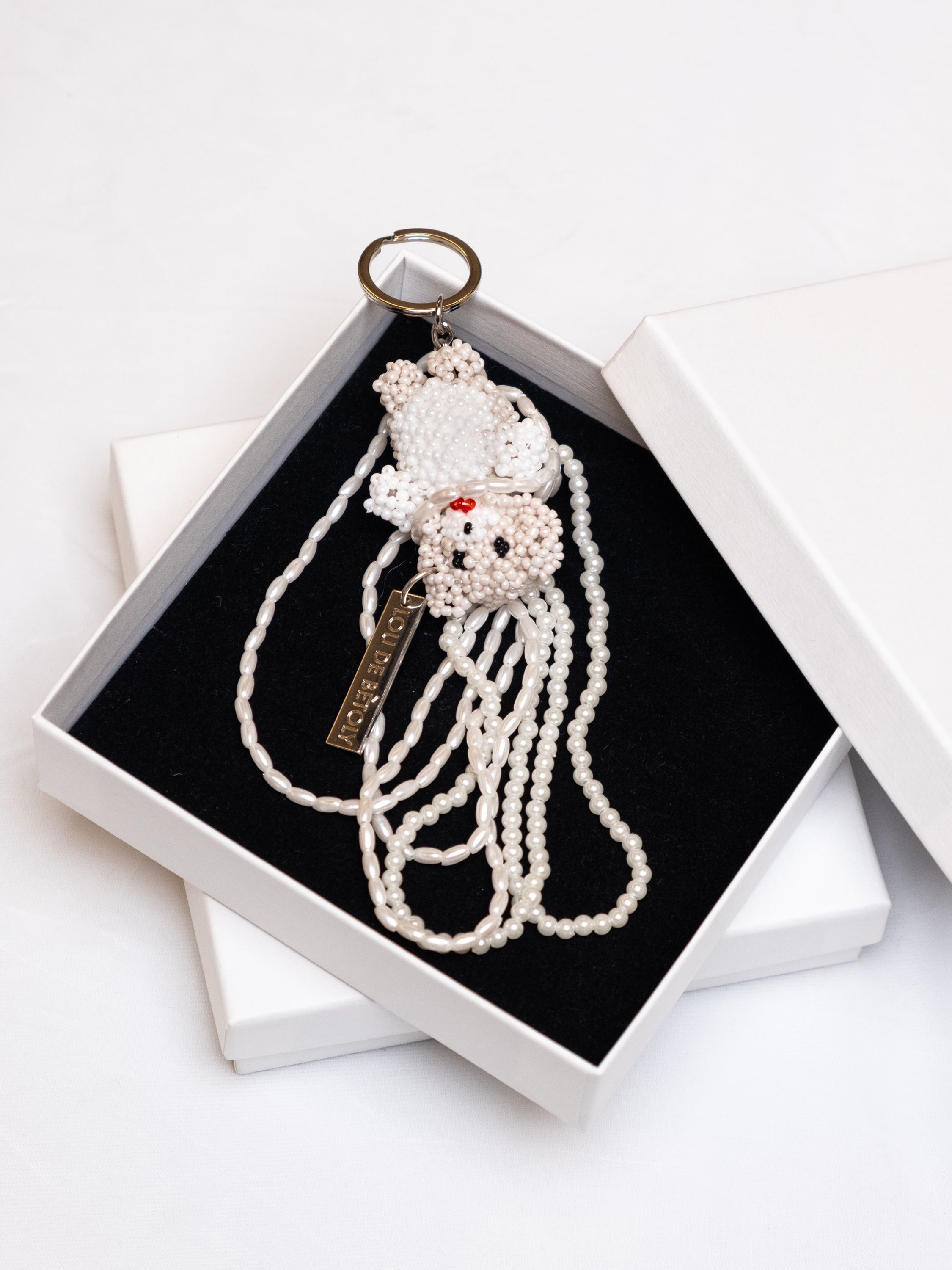Key Chain Holder White