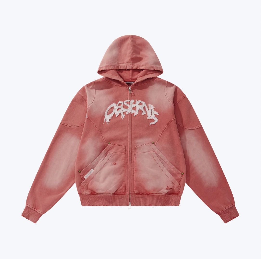 SENSE Heavy Faded Zip Hoodie