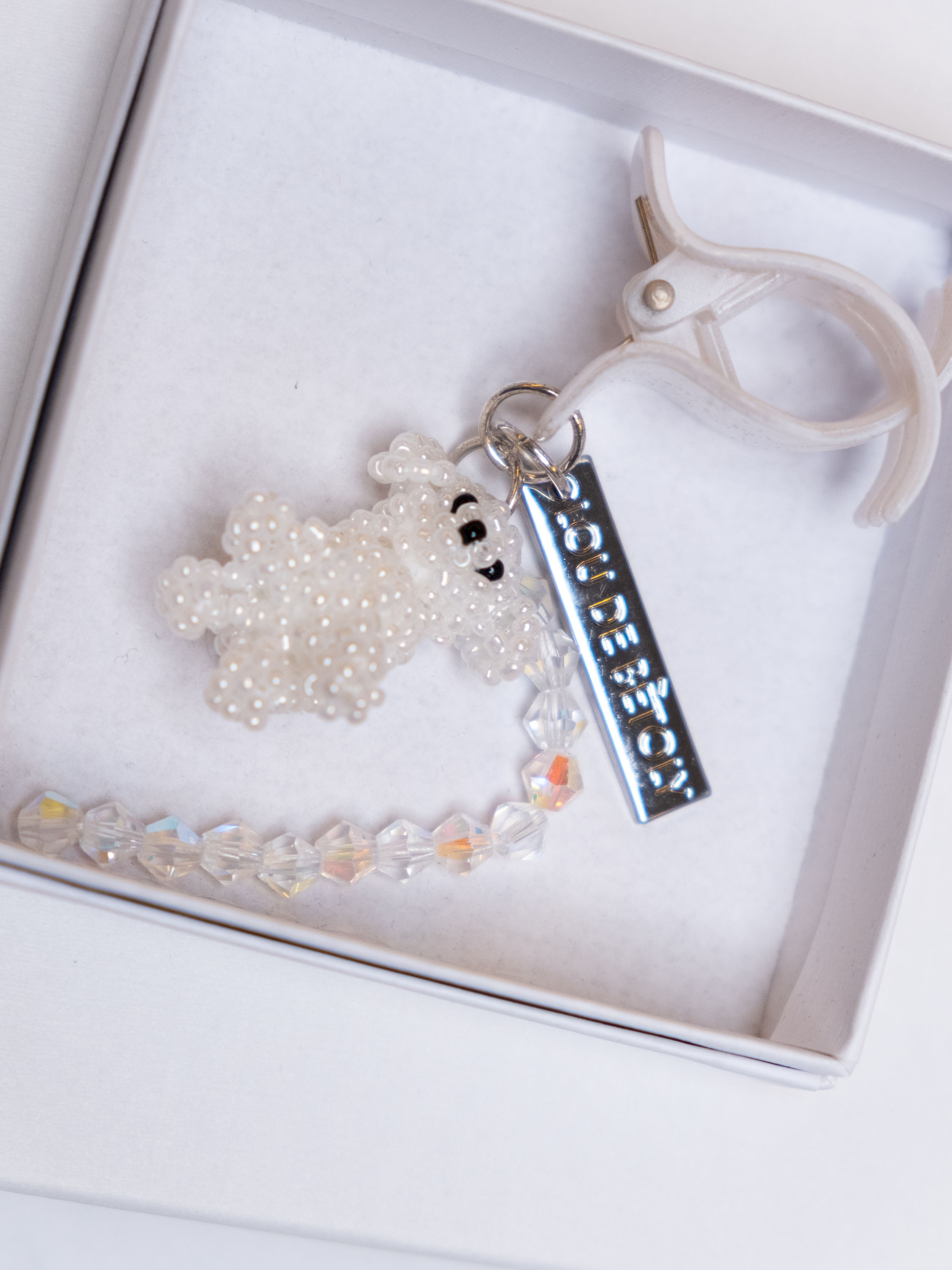 Small Hair Clip White