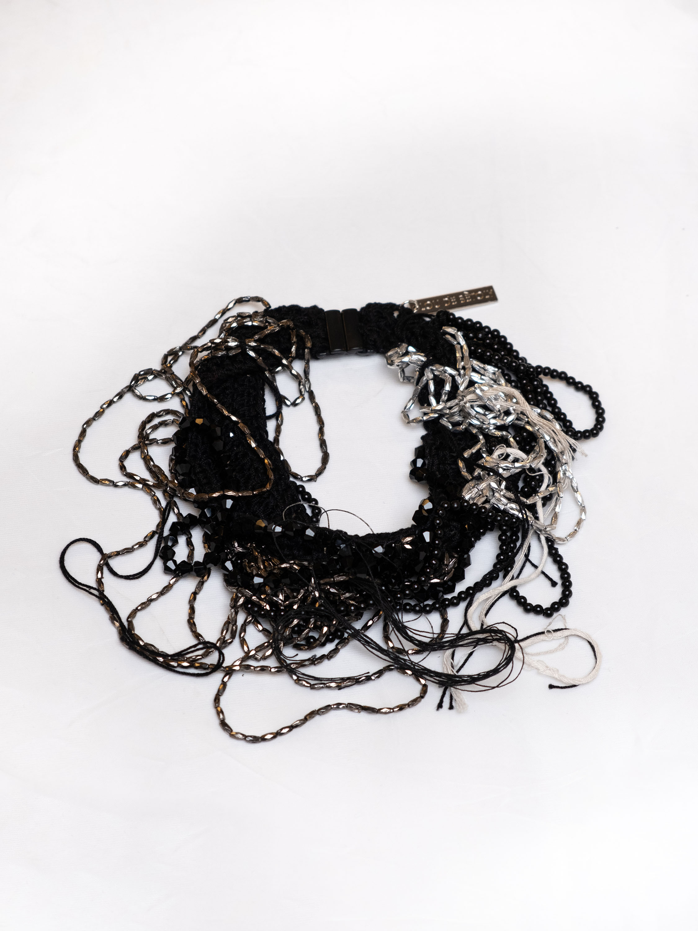 Beaded And Crocheted Choker