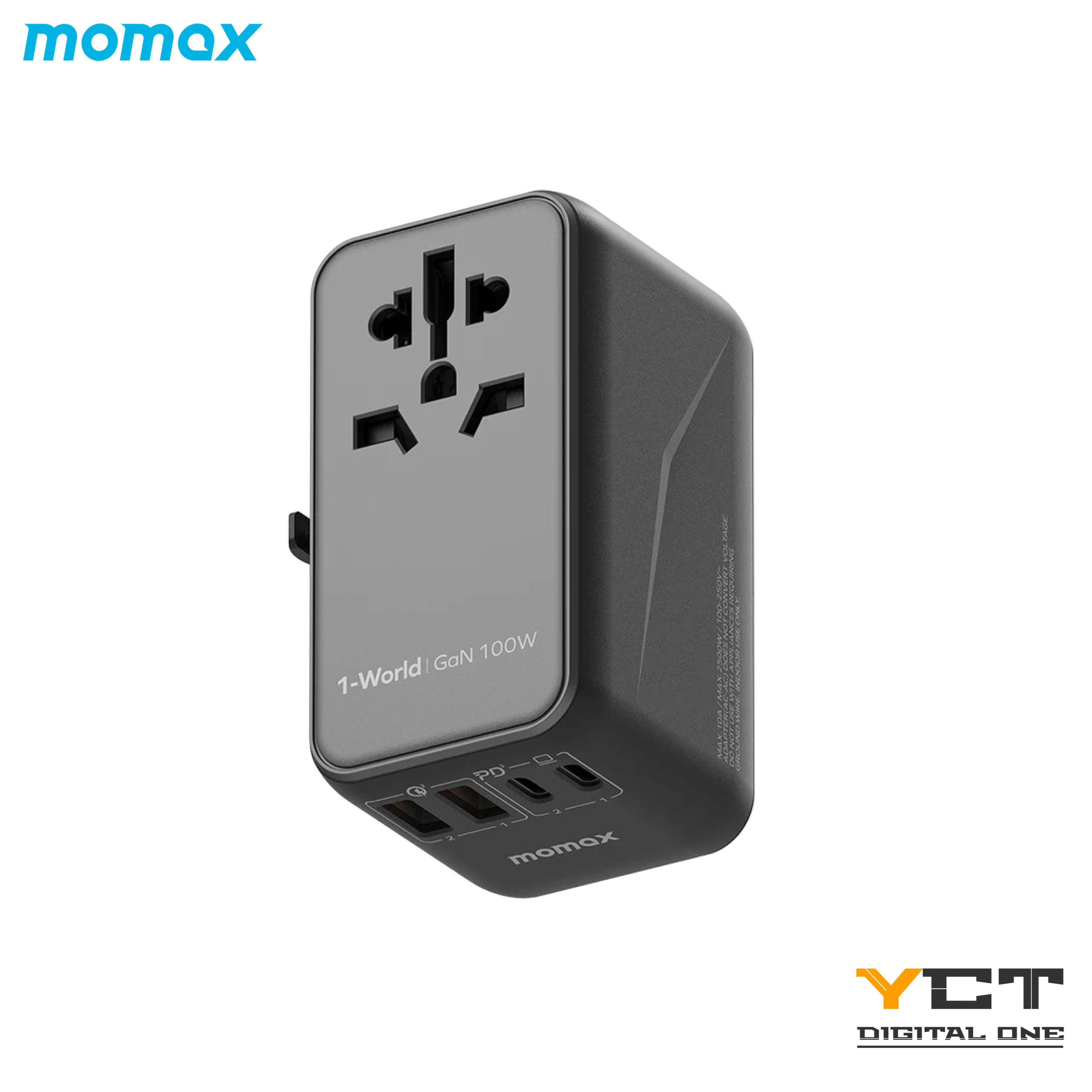 Momax 1-World 100W GaN 旅行充電器
