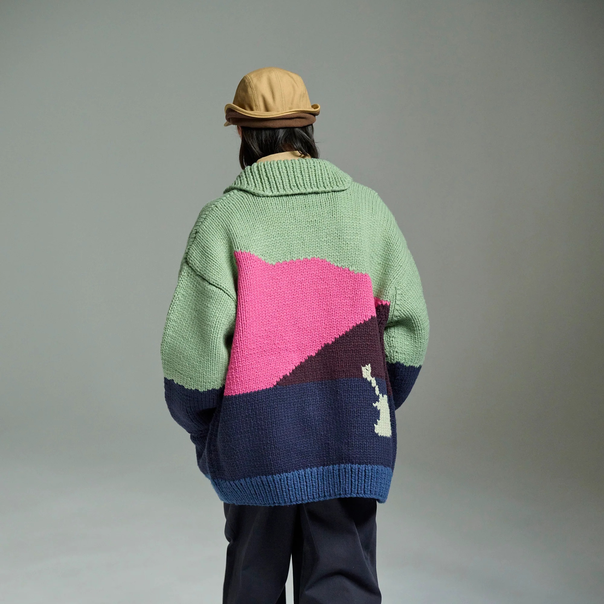 DESCENDANT 2024 A/W DAWN COWICHAN SWEATER - PRE ORDER ITEM (預訂中)