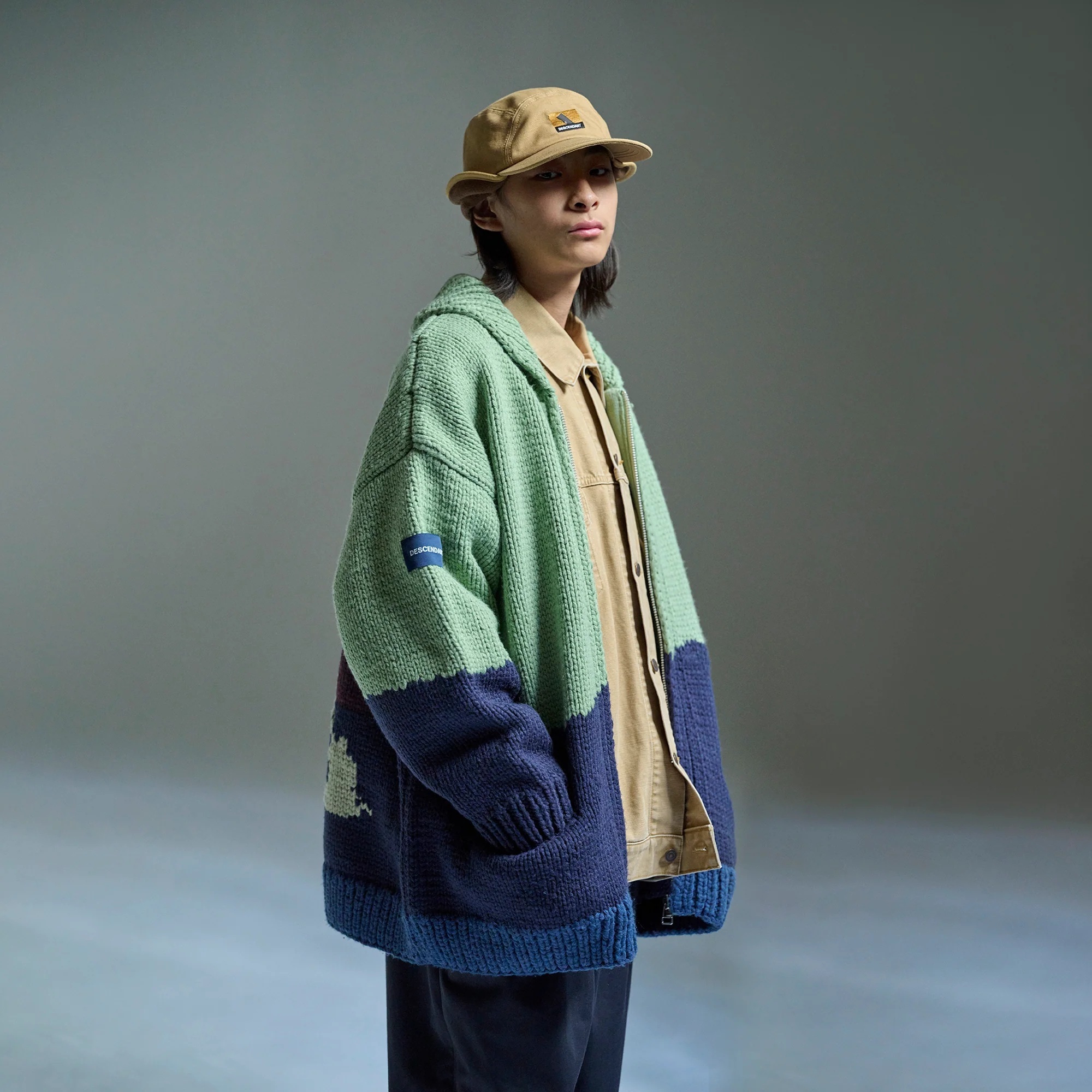 DESCENDANT 2024 A/W DAWN COWICHAN SWEATER - PRE ORDER ITEM (預訂中)