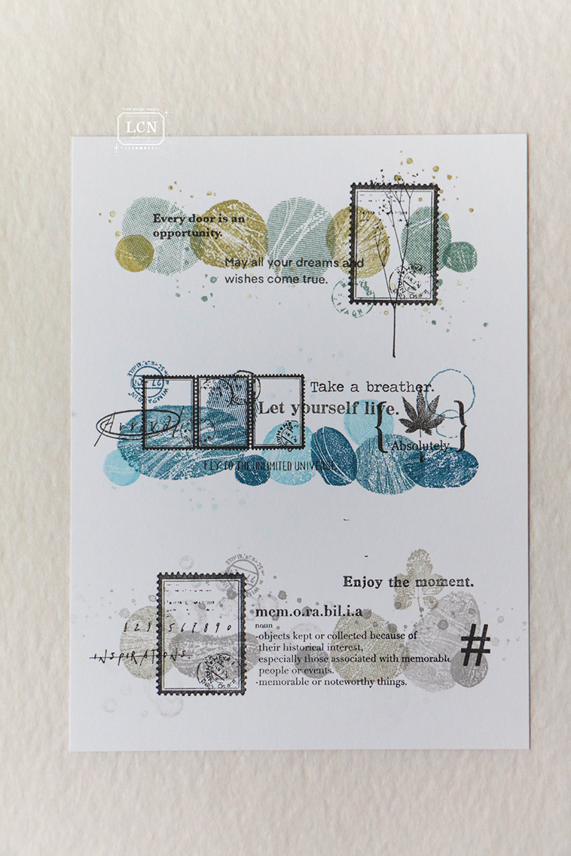Lin Chia Ning Clear Stamp - Cobblestones