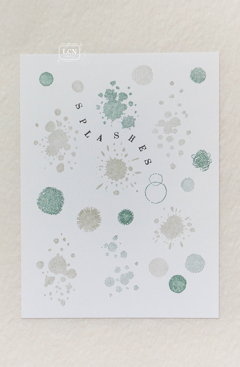 Lin Chia Ning Clear Stamp - Splashes